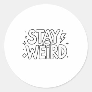 Dynamic Running Robot Keep Moving Sticker