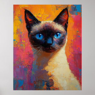 Dynamic Siamese Painting Poster