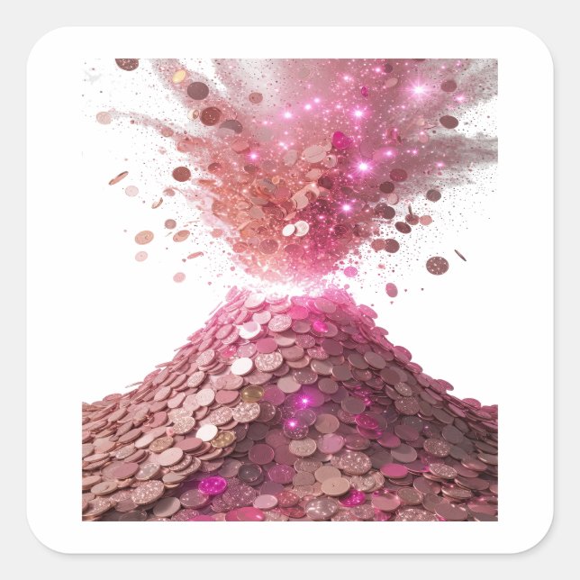 Dynamic Silver Abstract Craft Sticker (Front)