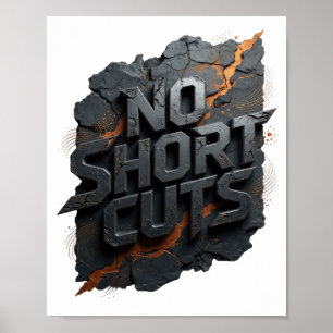 Dynamic Silver NO SHORT CUTS Poster