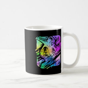 Dynamic Snowboarder Abstract Art Winter Sports 6 Coffee Mug