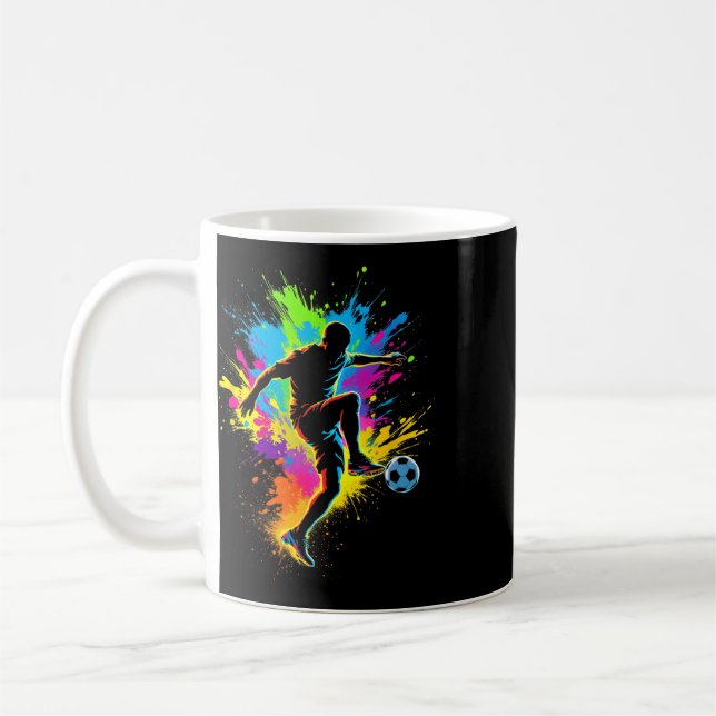 Dynamic Soccer  Coffee Mug (Left)
