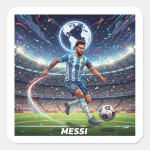 Dynamic Soccer Legend Sticker