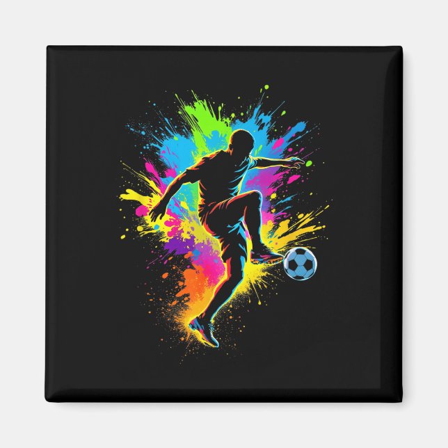 Dynamic Soccer  Magnet (Front)