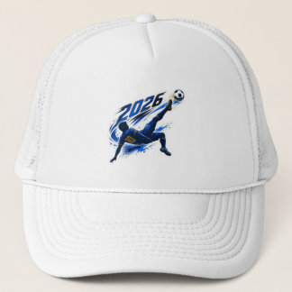 Dynamic Soccer Player 2026 Graphic Trucker Hat