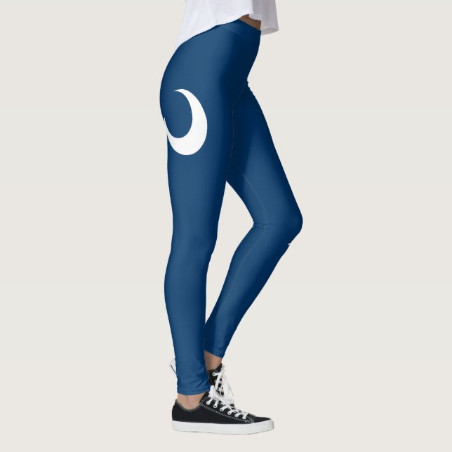 Dynamic South Carolina State Flag Graphic on a Leggings (Right)