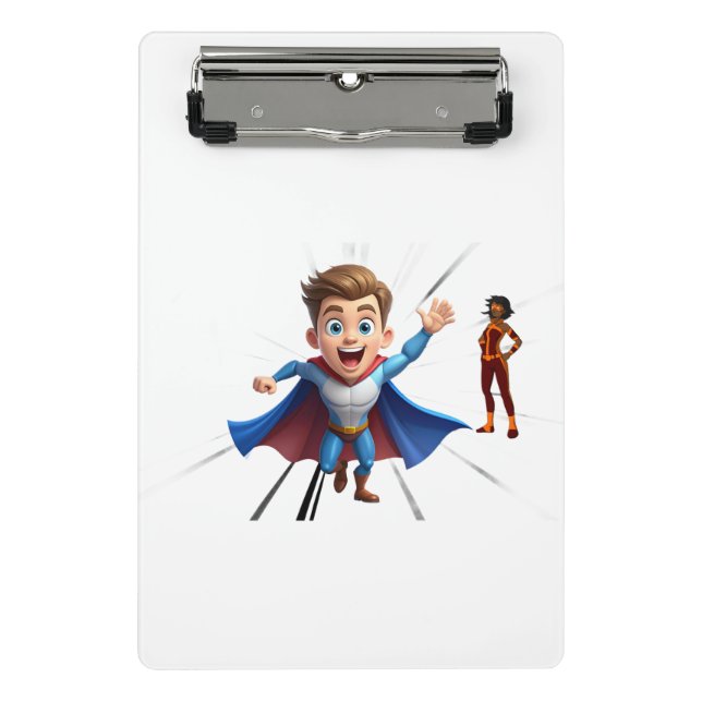 Dynamic Superhero Squad Mini Clipboard  (Front)