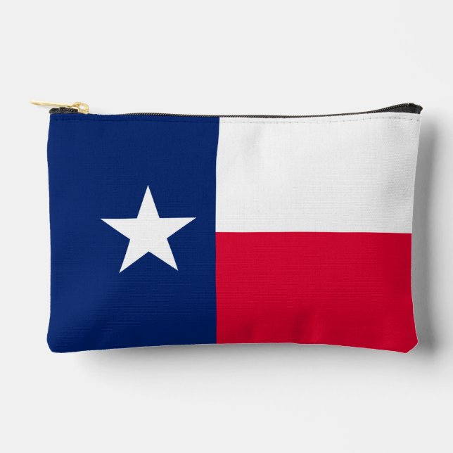Dynamic Texas State Flag Graphic on a Accessory Pouch (Front)