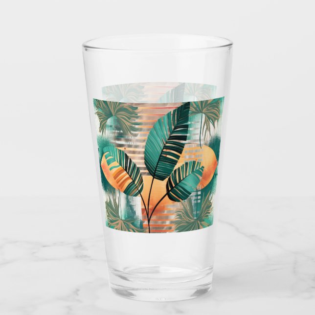 Dynamic tropical wave glass (Front)
