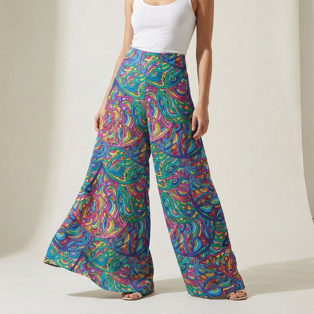 Dynamic Urban Waves Abstract Pattern Fabric (Creator Uploaded)