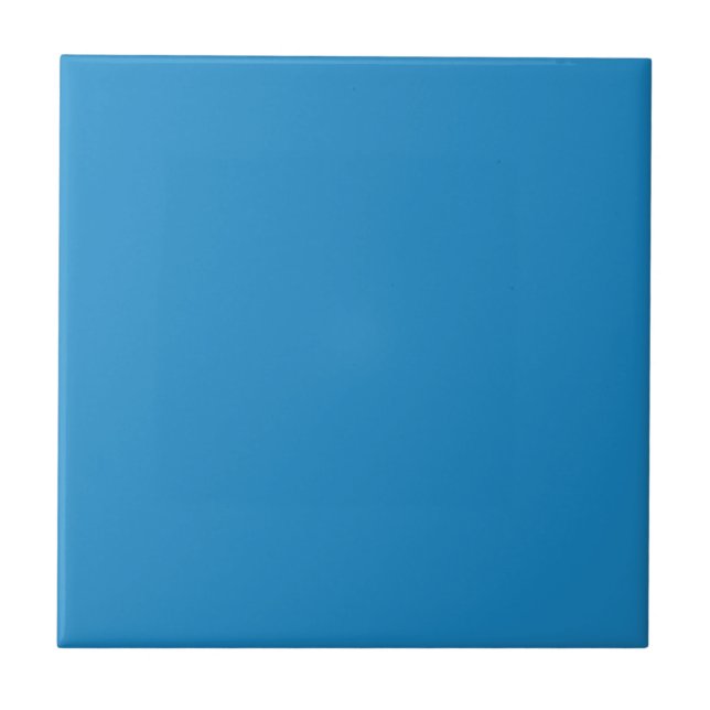 Dynamically Blue Square Kitchen and Bathroom Ceramic Tile (Front)