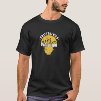 Dynamism and Growth Calisthenics Evolution Pullove T-Shirt