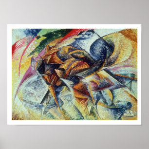 Dynamism of a Cyclist 1 Poster