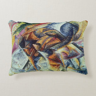 Dynamism of a Cyclist (Dinamismo di un ciclista) 1 Decorative Cushion