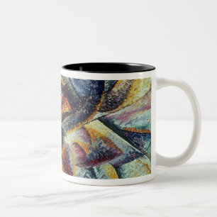 Dynamism of a Cyclist (Dinamismo di un ciclista) 1 Two-Tone Coffee Mug