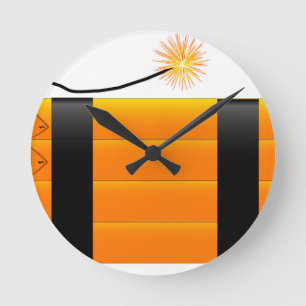 Dynamite Round Clock