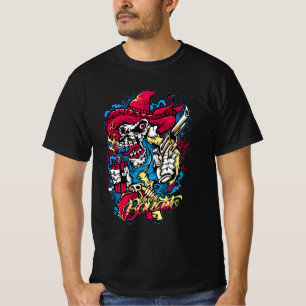 Dynamite Skeleton – Spicy Halloween Outlaw Design T-Shirt