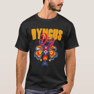 Dyngus Day Easter Polish Folk Floral Flowers Wife  T-Shirt