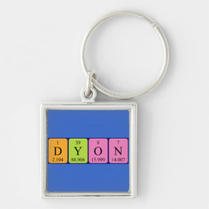 Dyon periodic table name keyring