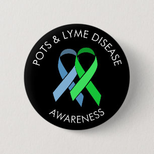 Dysautonomia and Lyme Disease Awareness Ribbon Pin