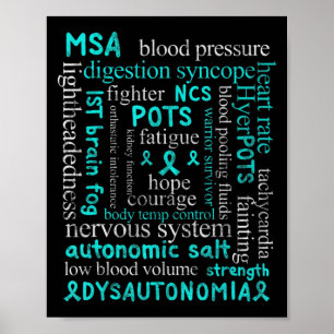 Dysautonomia Awareness Month dysautonomia patient Poster