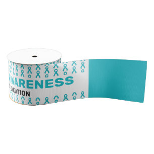 Dysautonomia Awareness Pattern Ribbon Grosgrain Ribbon