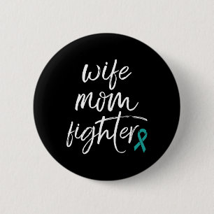 Dysautonomia Awareness Ribbon Pots Wife Mum Fighte 6 Cm Round Badge