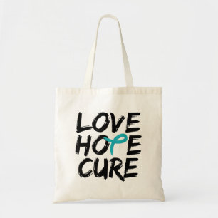 Dysautonomia Awareness T-shirt - Turquoise Ribbon3 Tote Bag