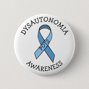 Dysautonomia Blue Awareness Ribbon Pin