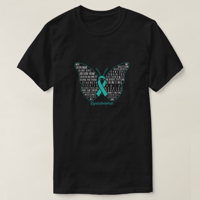 Dysautonomia | Hyperpots ANS MSA Tachycardia POTS T-Shirt (Design Front)