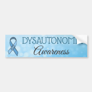 Dysautonomia POTS Awareness Ribbon Bumper Sticker