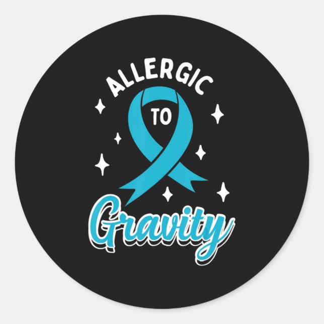 Dysautonomia POTS Awareness T-Shirt40  Classic Round Sticker (Front)