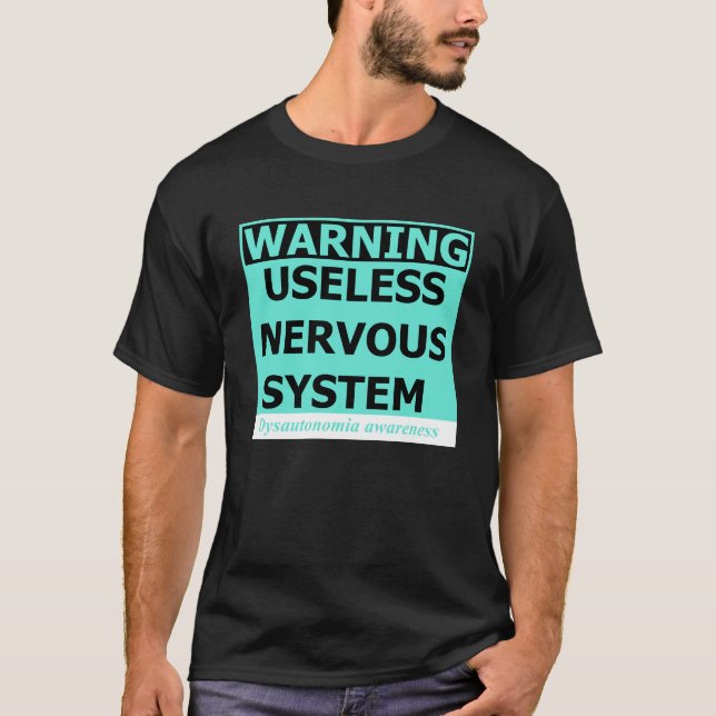 Dysautonomia Warning Tee (Front)