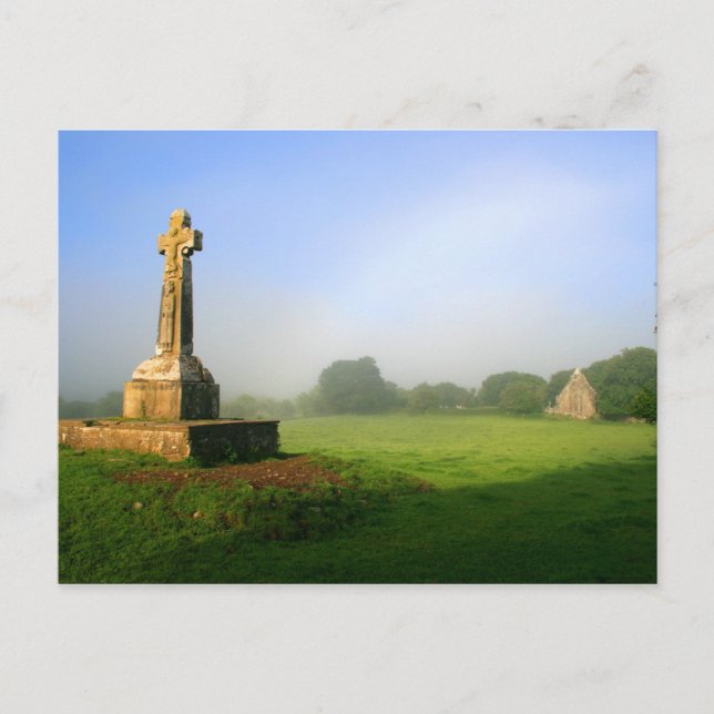 Dysert o Dea celtic cross Postcard (Front)