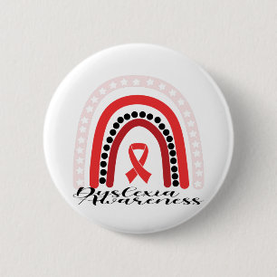 Dyslexia Awareness 6 Cm Round Badge