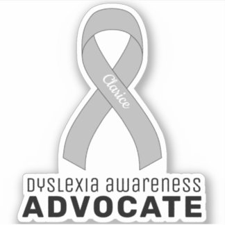 Dyslexia Awareness Advocate Vinyl Sticker