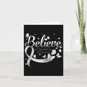 Dyslexia Awareness Butterfly Card