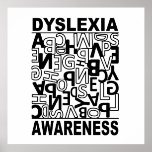 Dyslexia Awareness Dyslexia Teachers Students  Poster