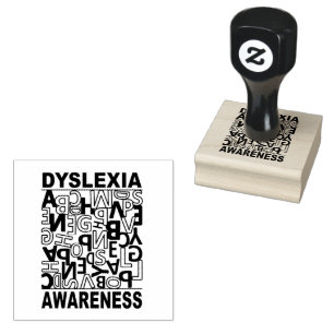 Dyslexia Awareness Dyslexia Teachers Students  Rubber Stamp