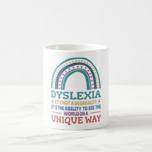 Dyslexia Awareness Dyslexic Coffee Mug