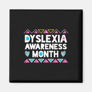 Dyslexia Awareness Month Product Dyslexia Awarenes Magnet