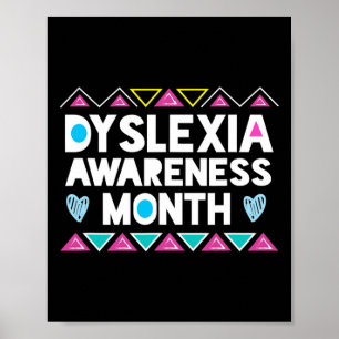 Dyslexia Awareness Month Product Dyslexia Awarenes Poster