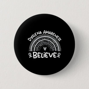 Dyslexia Awareness Month Shirt Dyslexia 6 Cm Round Badge