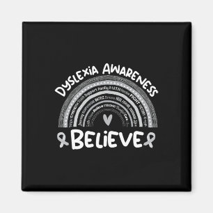 Dyslexia Awareness Month Shirt Dyslexia  Magnet
