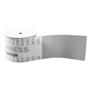 Dyslexia Awareness Pattern Ribbon Grosgrain Ribbon