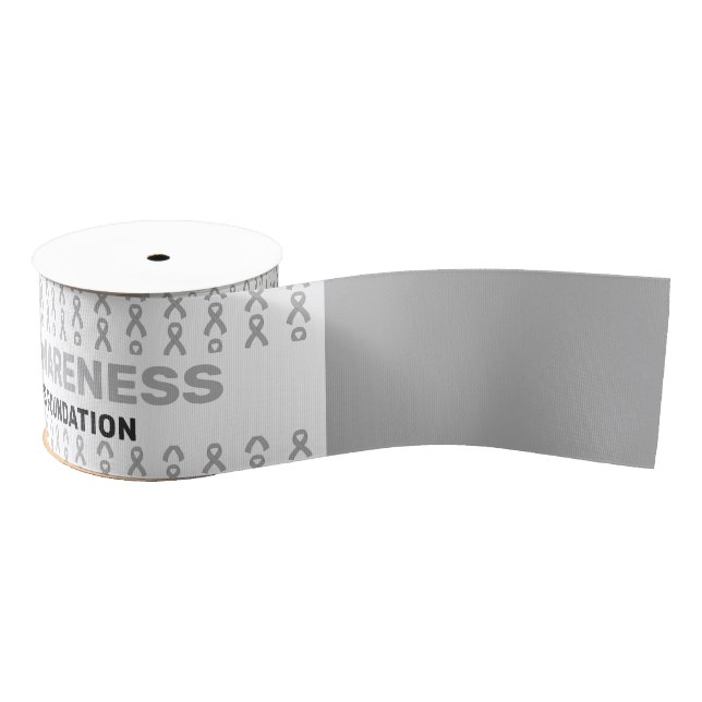 Dyslexia Awareness Pattern Ribbon Grosgrain Ribbon (Spool)