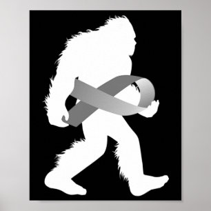 Dyslexia Awareness Reading Disability Sasquatch Poster