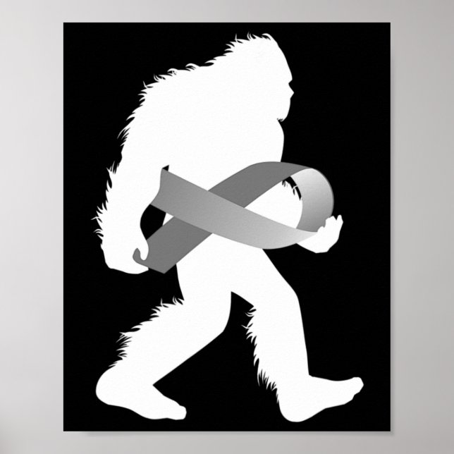 Dyslexia Awareness Reading Disability Sasquatch  Poster (Front)