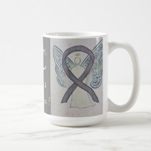 Dyslexia Awareness Ribbon Angel Custom Mug