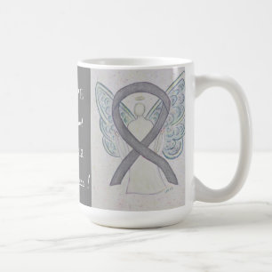 Dyslexia Awareness Ribbon Angel Custom Mug